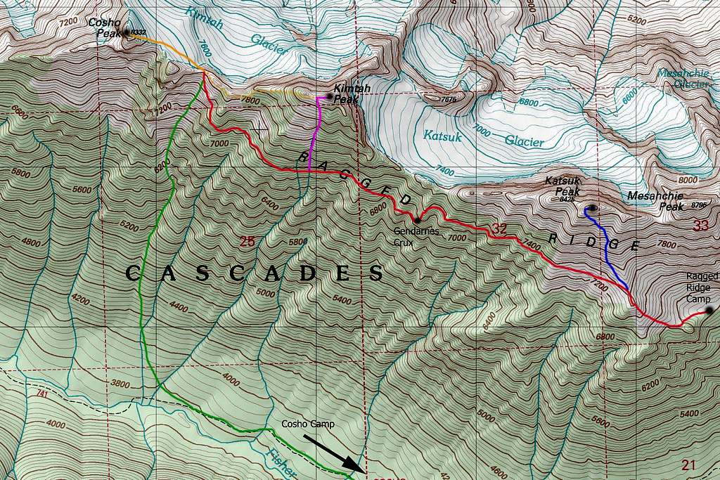 Cosho and Kimtah Map