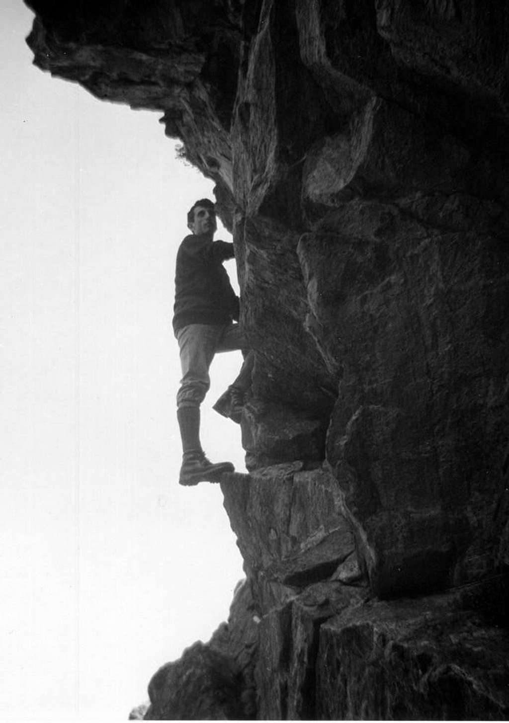 Nearly Seven Authors in B&W (By Ilario) Climbing 1967
