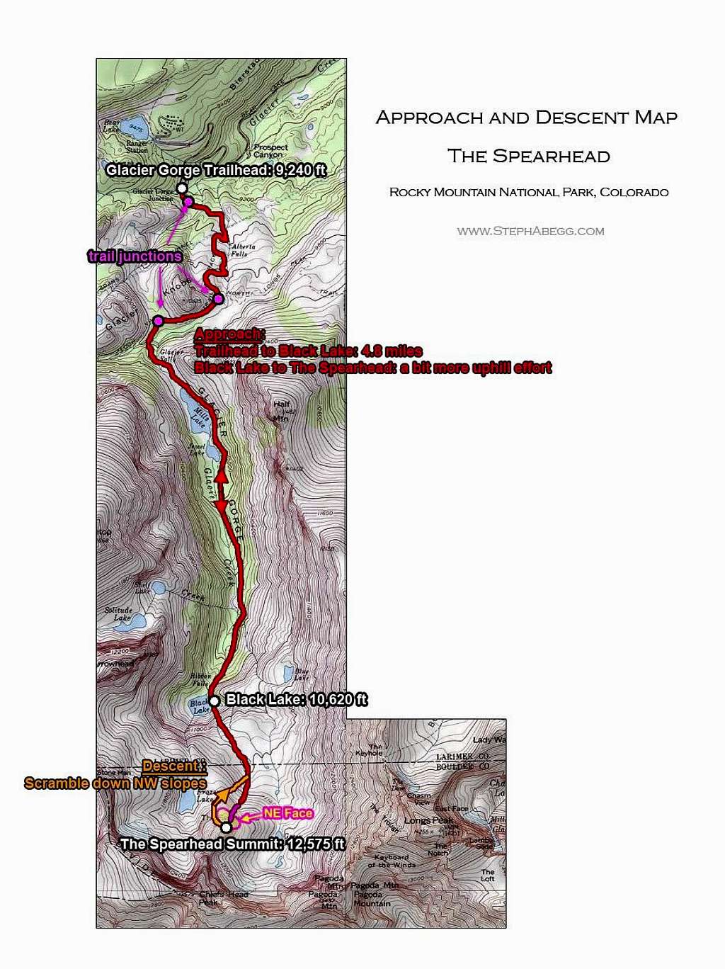 Approach Map for The Spearhead