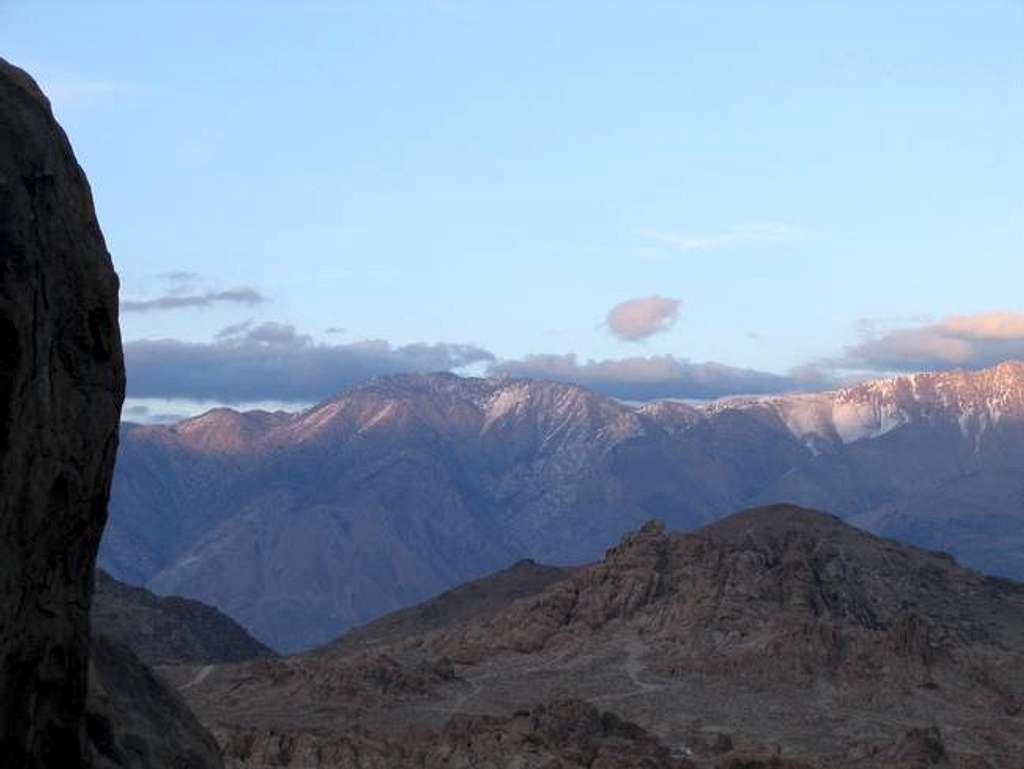 Mt Inyo in the late afternoon...