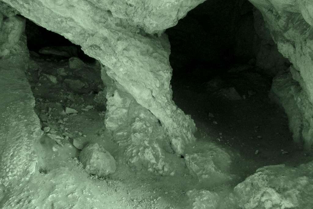 Dark Cave Infrared View