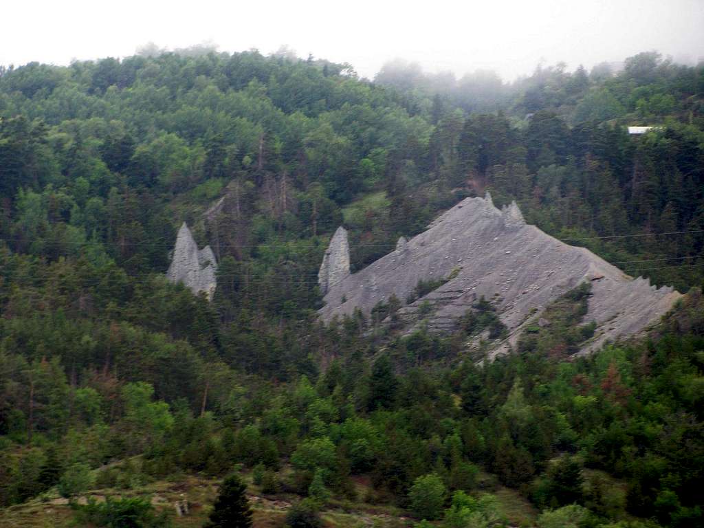 Erosion form near Briancon