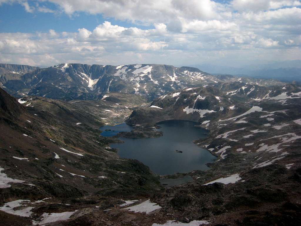 Cairn Lake from Cairn Mountain