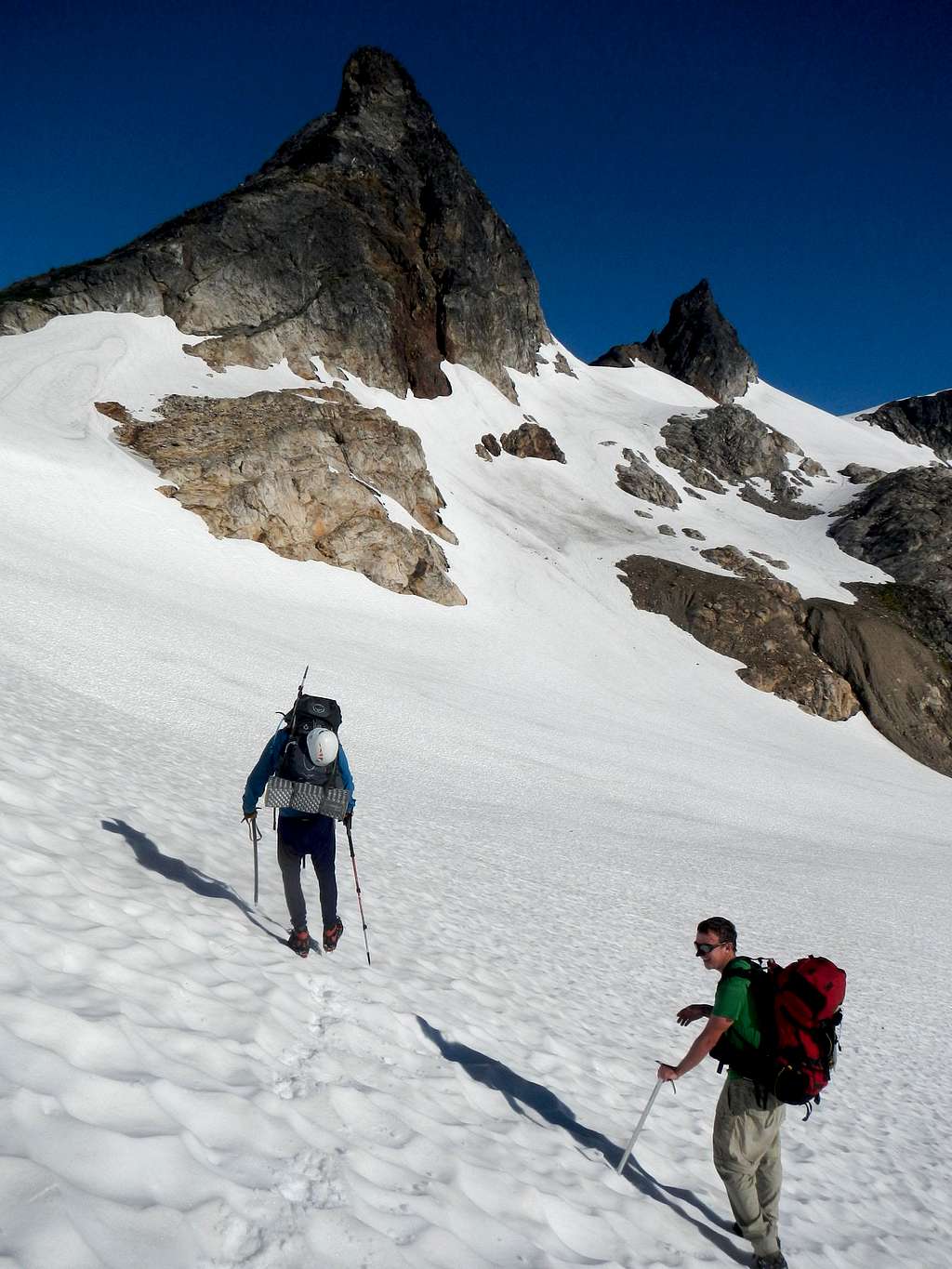 Traversing Colonial Glacier