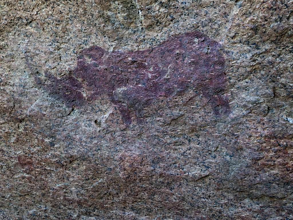 Spitzkoppe rock painting