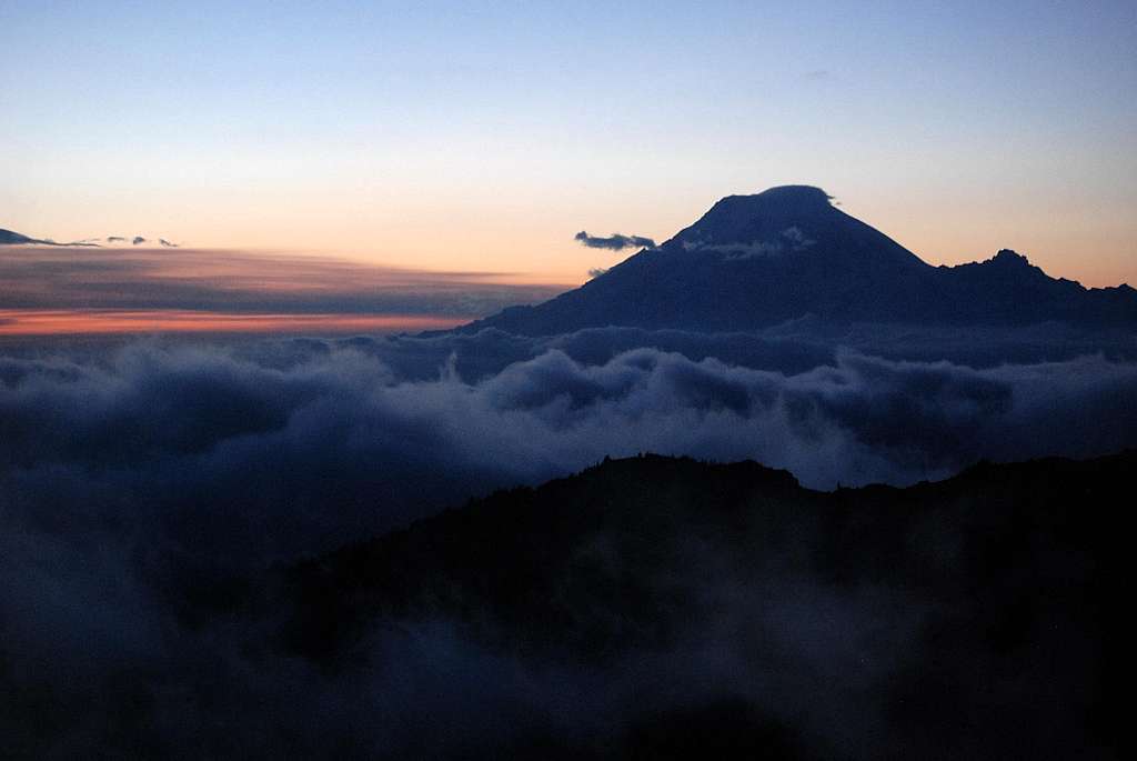 Mt. Rainier Silhouette