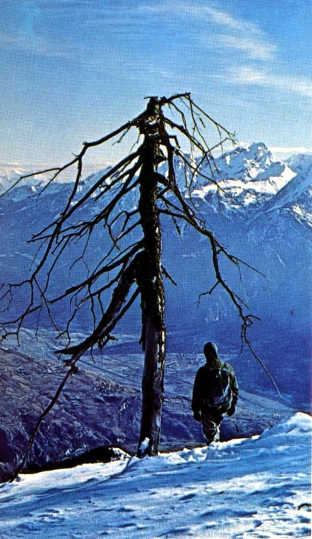 Croix de Fana Winter descent to East-southeast 1969