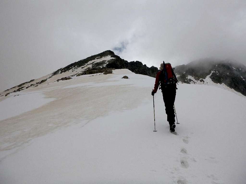 summit ridge ahead