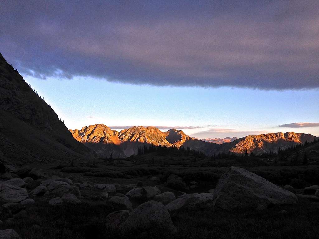 West Needle Mountains - Sunrise