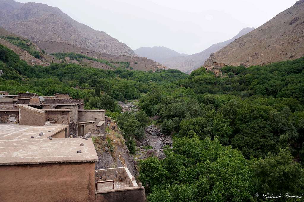 Toubkal Massif as seen from Imlil