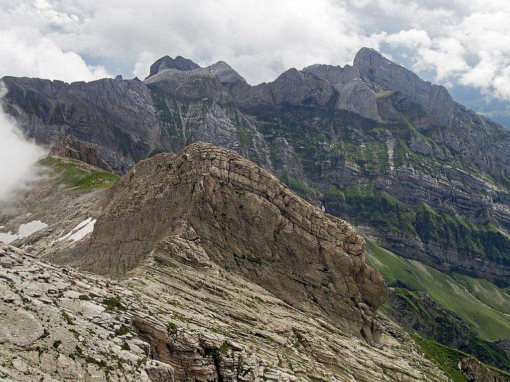Alpstein summits from Saentis