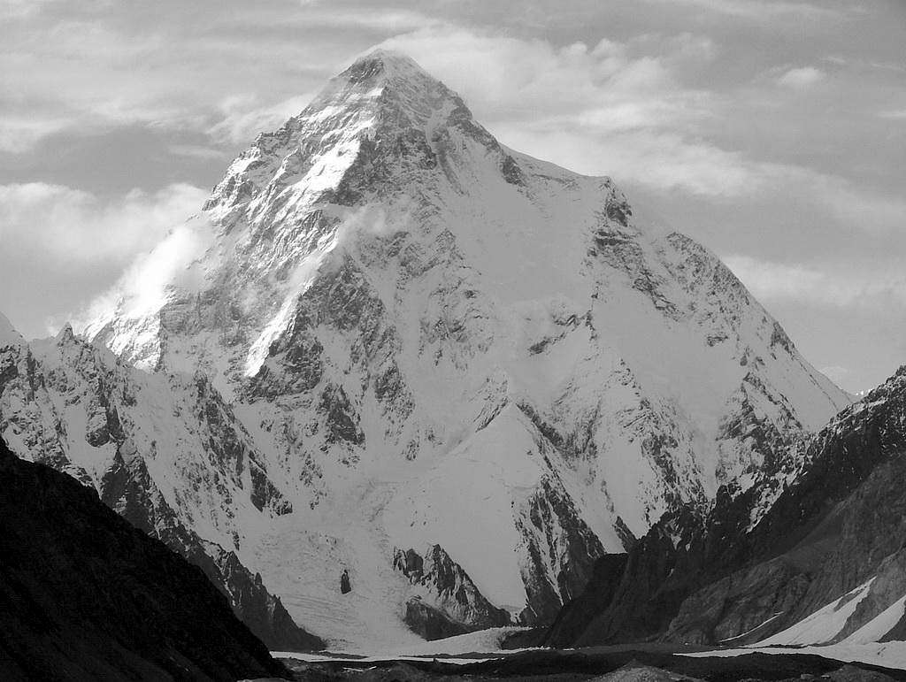 K2, Black & White Photo