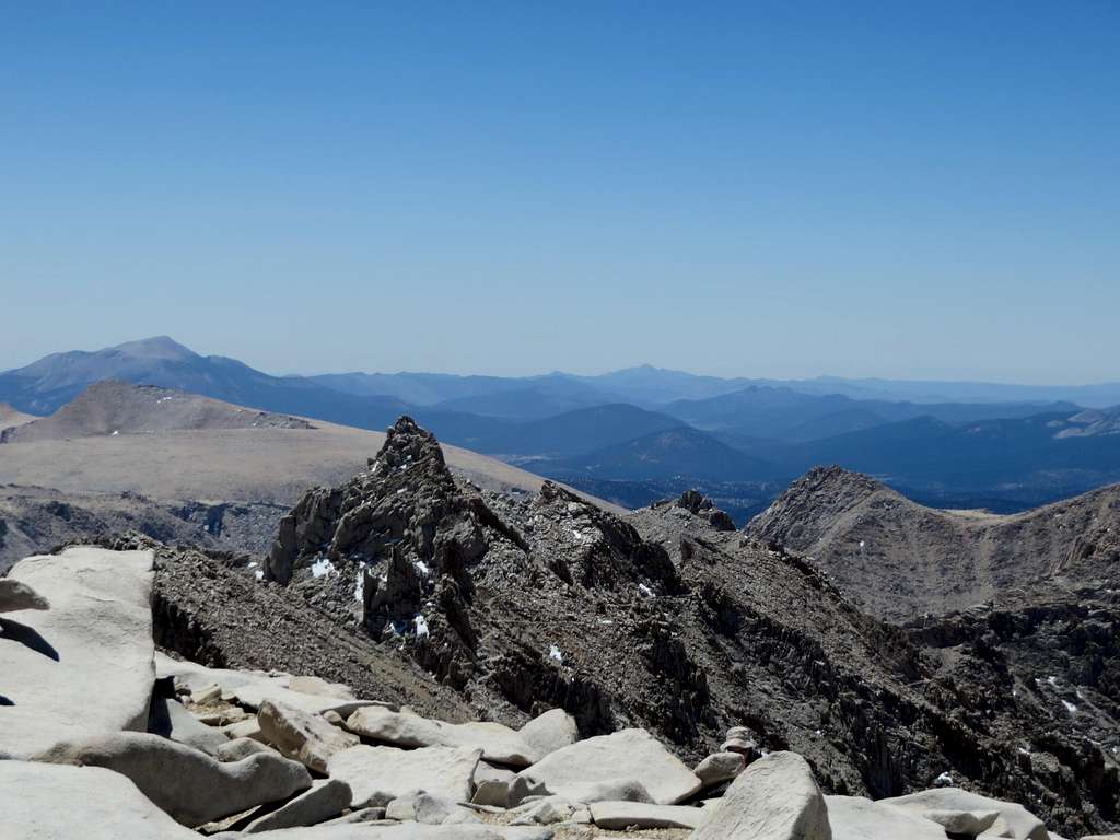 Mount Muir from Mt Whitney