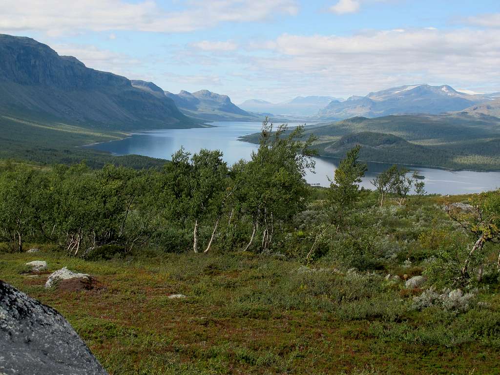 Overlooking Saltoluokta