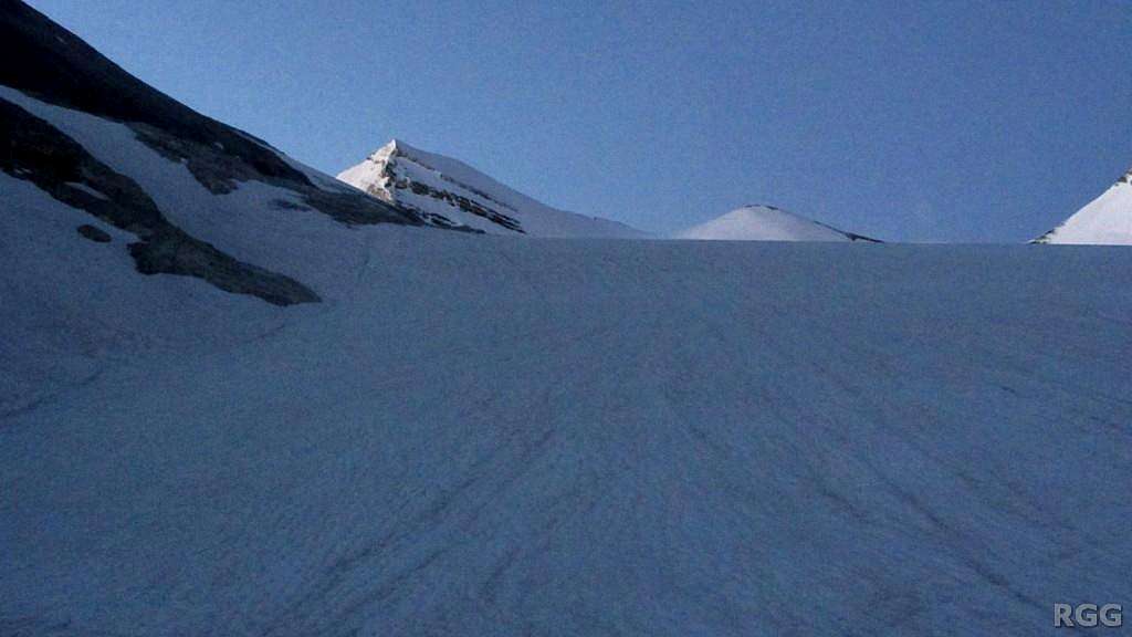 The Brunegg Glacier before dawn