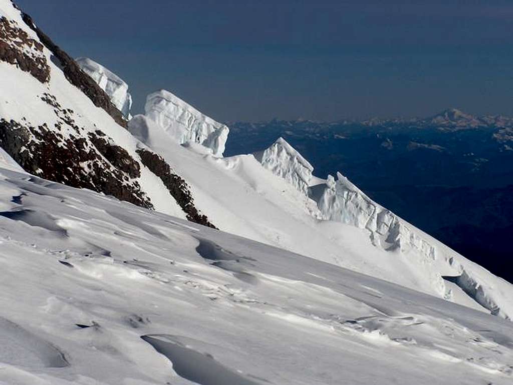 Seracs and Glacier Peak from...
