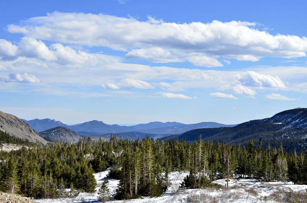 View from Arapahoe Pass.
