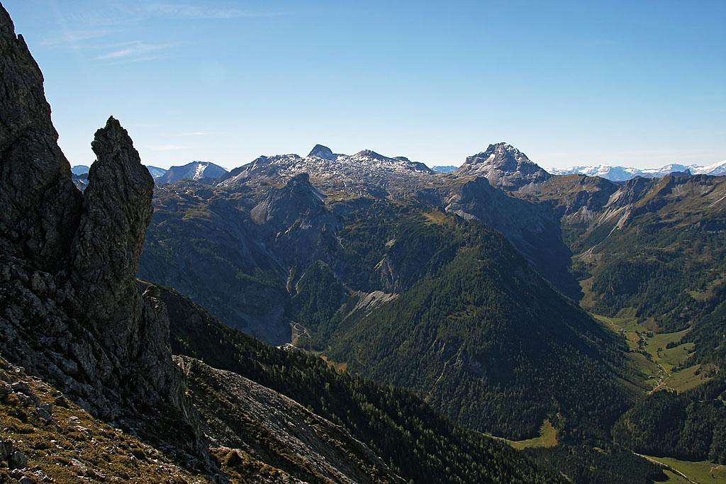 On the NW ridge of Steinfeldspitze