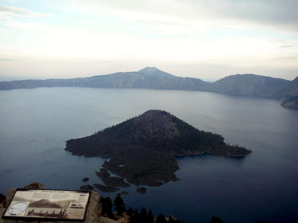 Wizard Island from the summit
