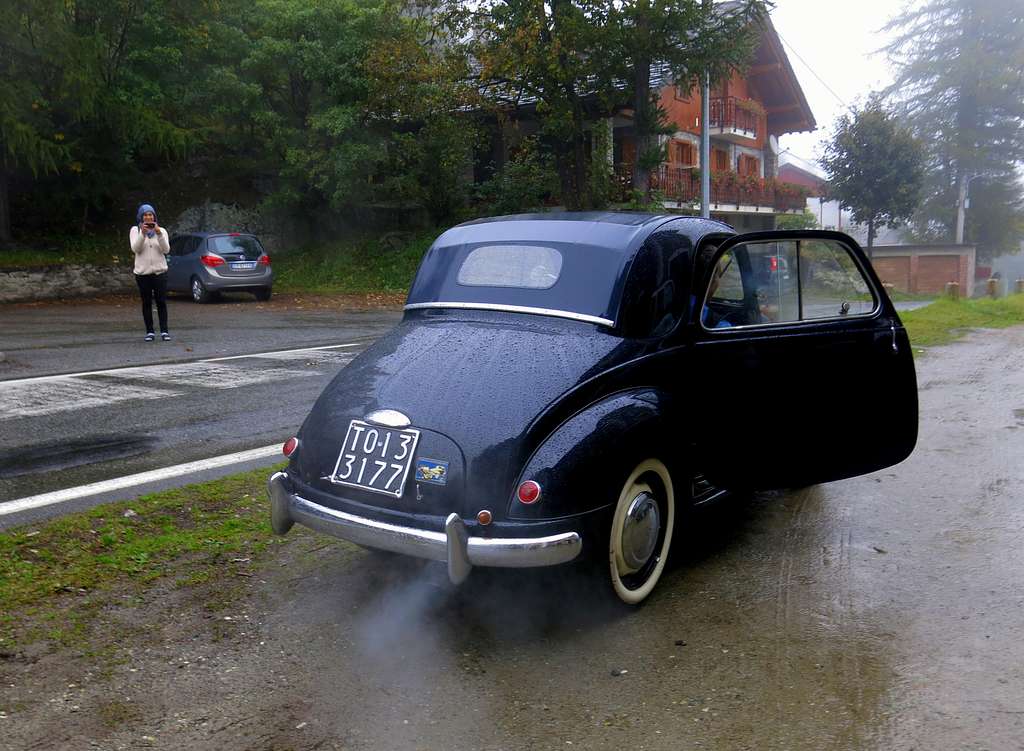 An old Fiat Topolino... still running in Orco Valley