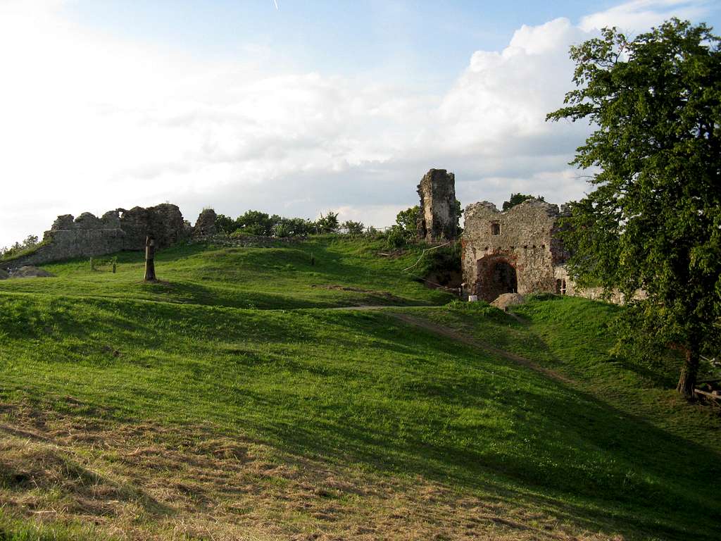 The ruins of Šariš Castle