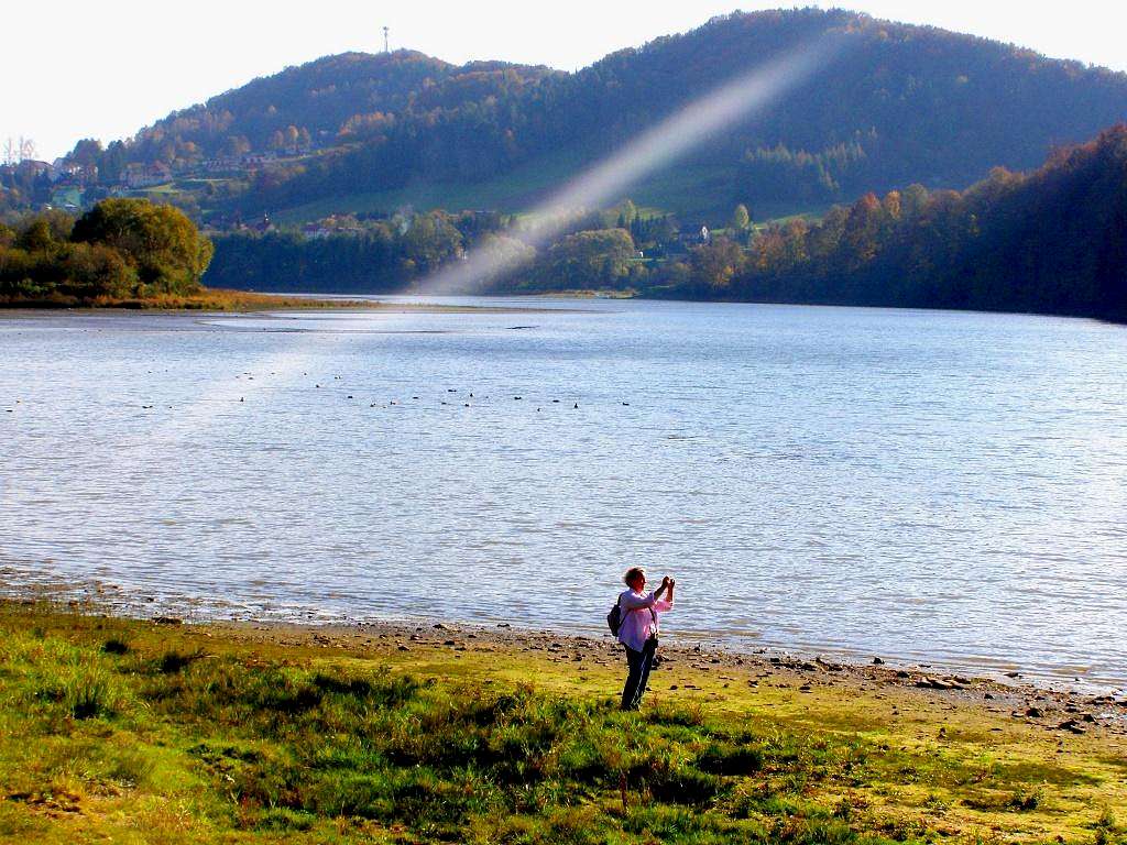Autumn by Lake Myczkowskie
