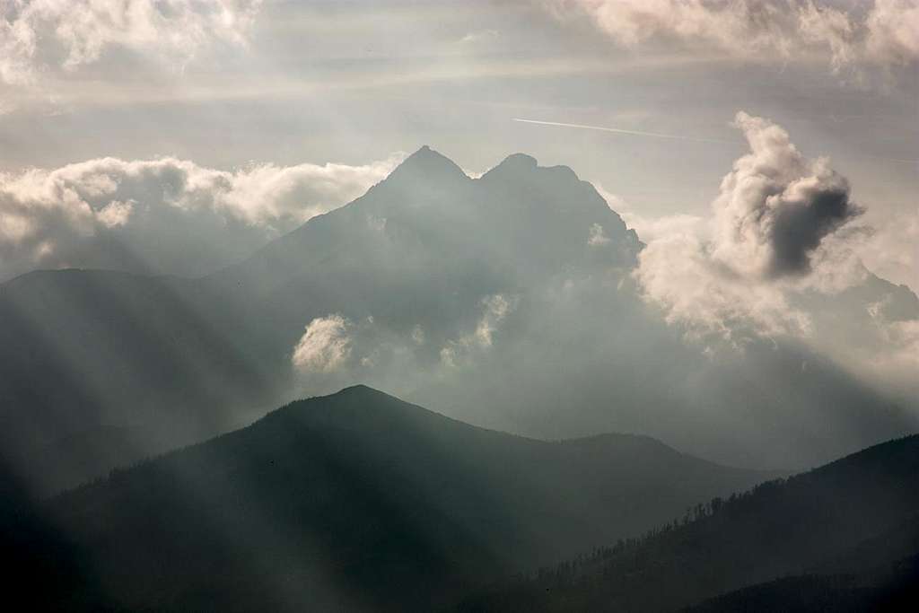 Mount Lomnica from Lendak
