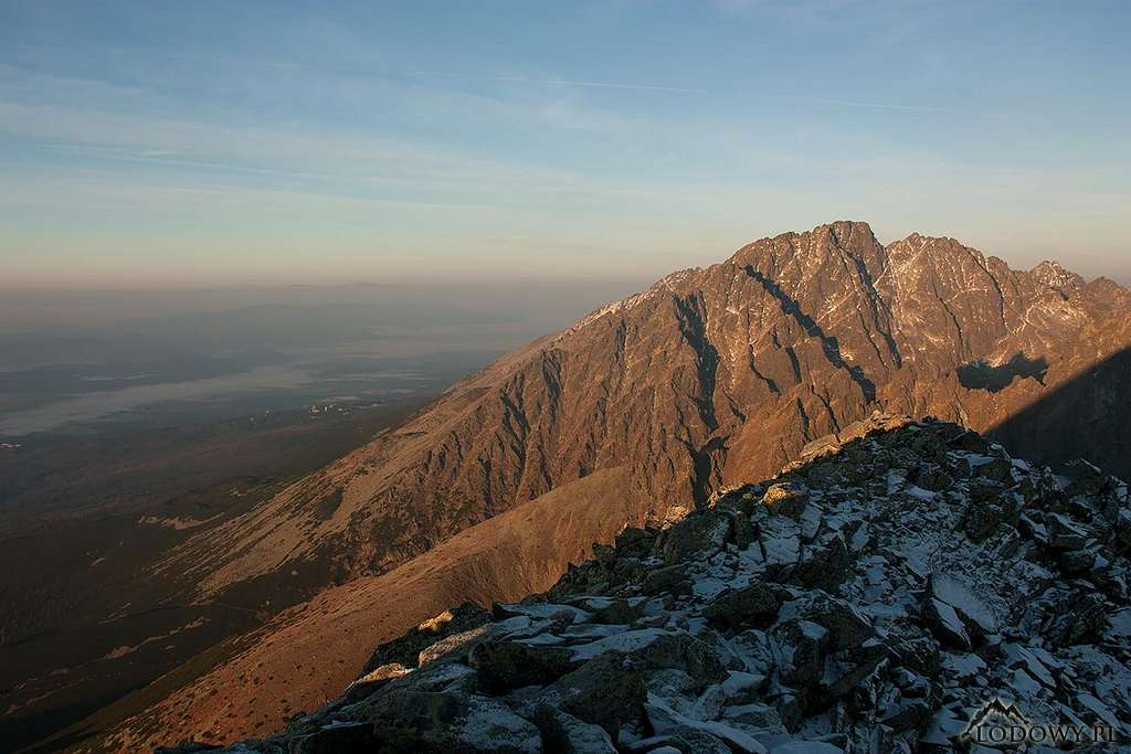 Mount Gerlach at sunrise