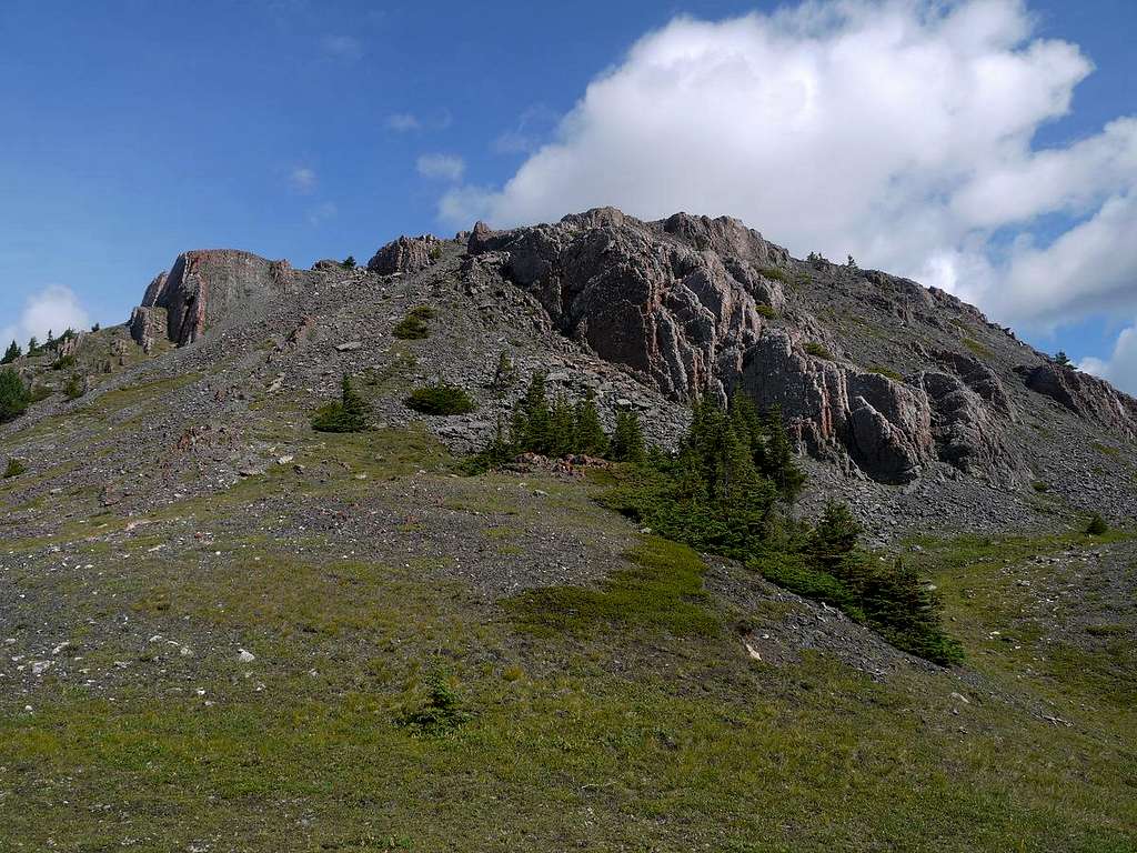 Lower South Ridge of Mount Cory