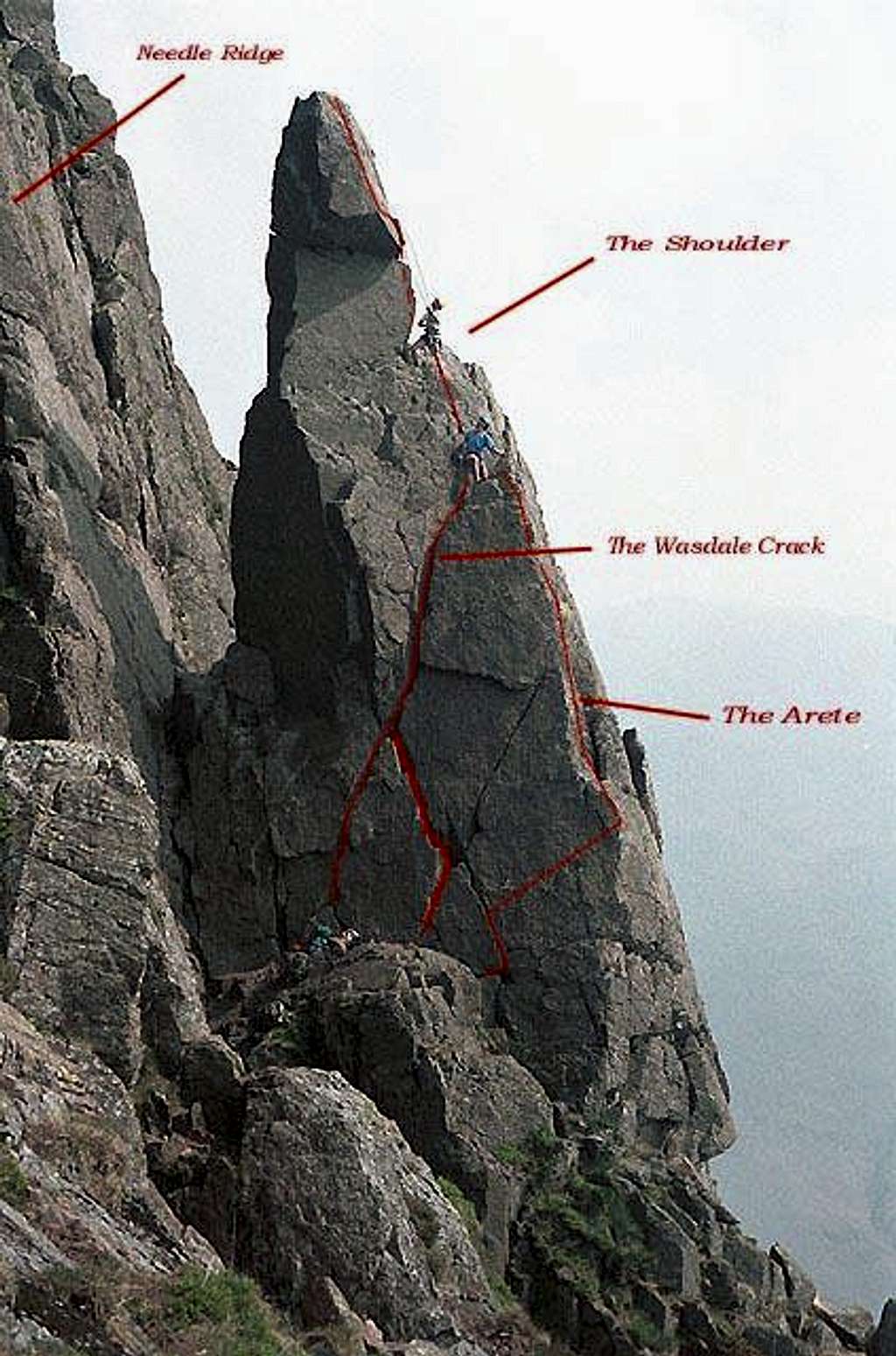 The Wasdale Crack has two...