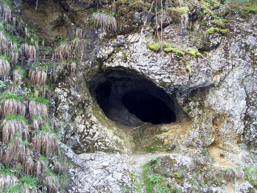 Small cave in Ordincuşei Gorge