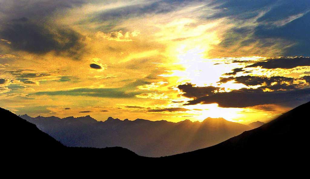 Sunset from Cerro Gordo
