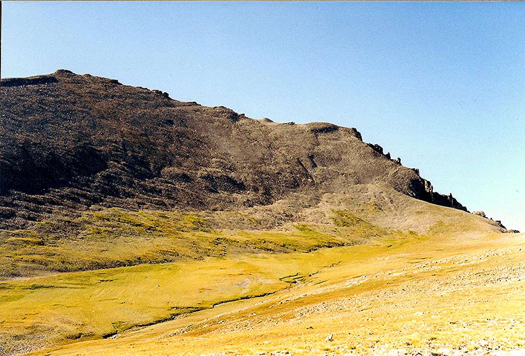 ROUTE UP BLACK PEAK FROM SIX LAKES