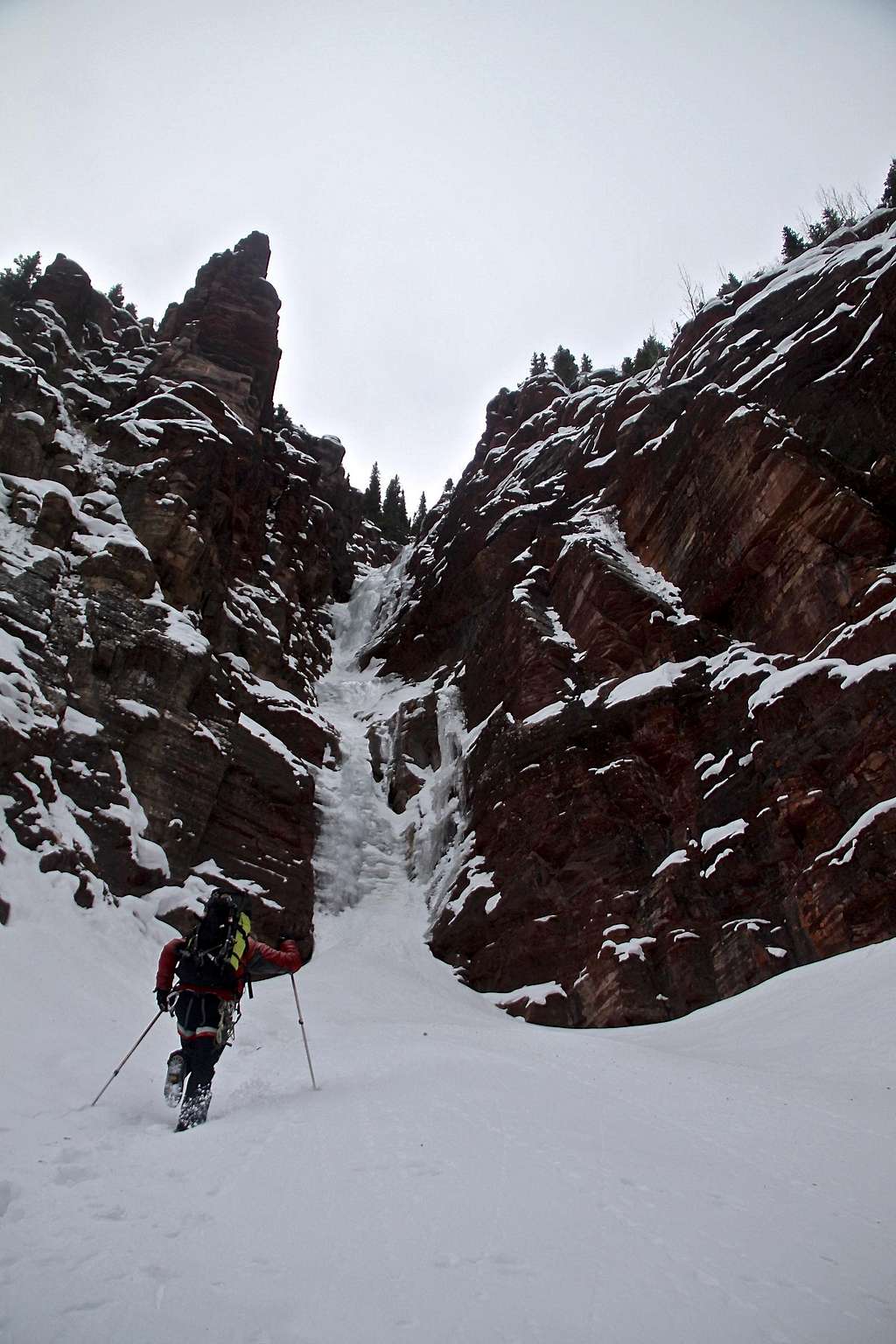 Approach to Campground Couloir