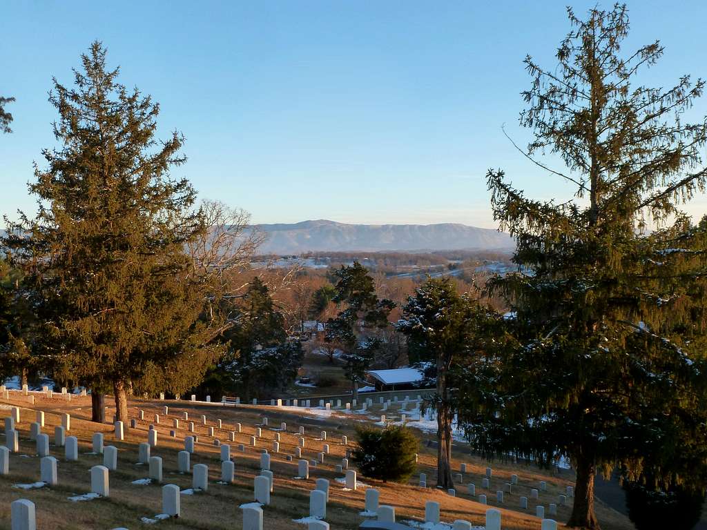 Camp Creek Bald From Andrew Johnson Nat'l Cemetery