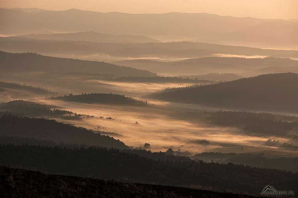 Upper San valley at sunrise