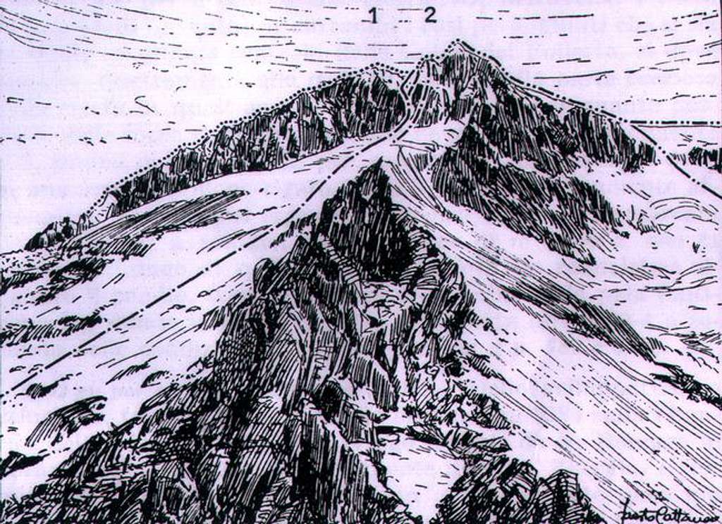 The East face of Monte Carè...