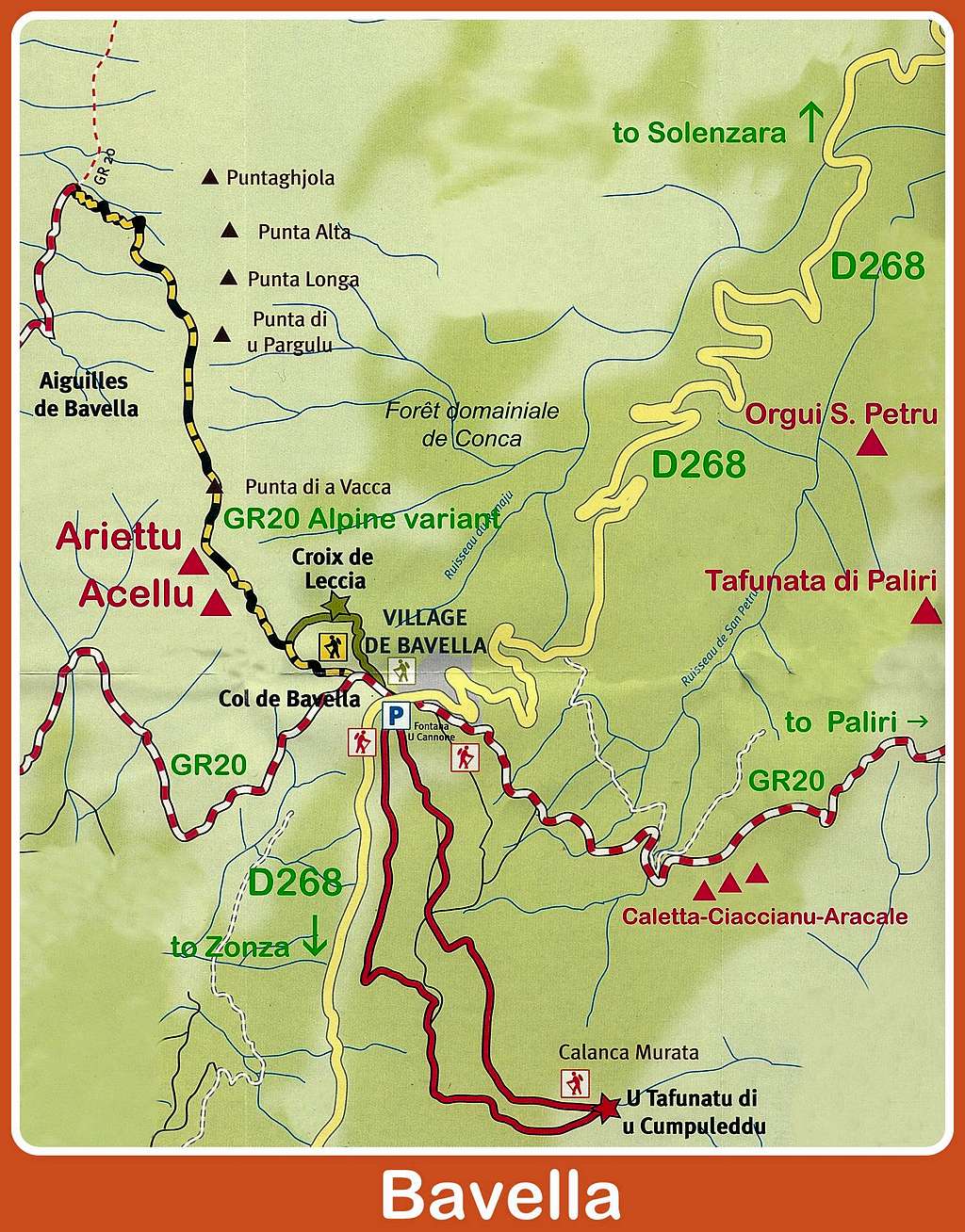 Punta Caletta map