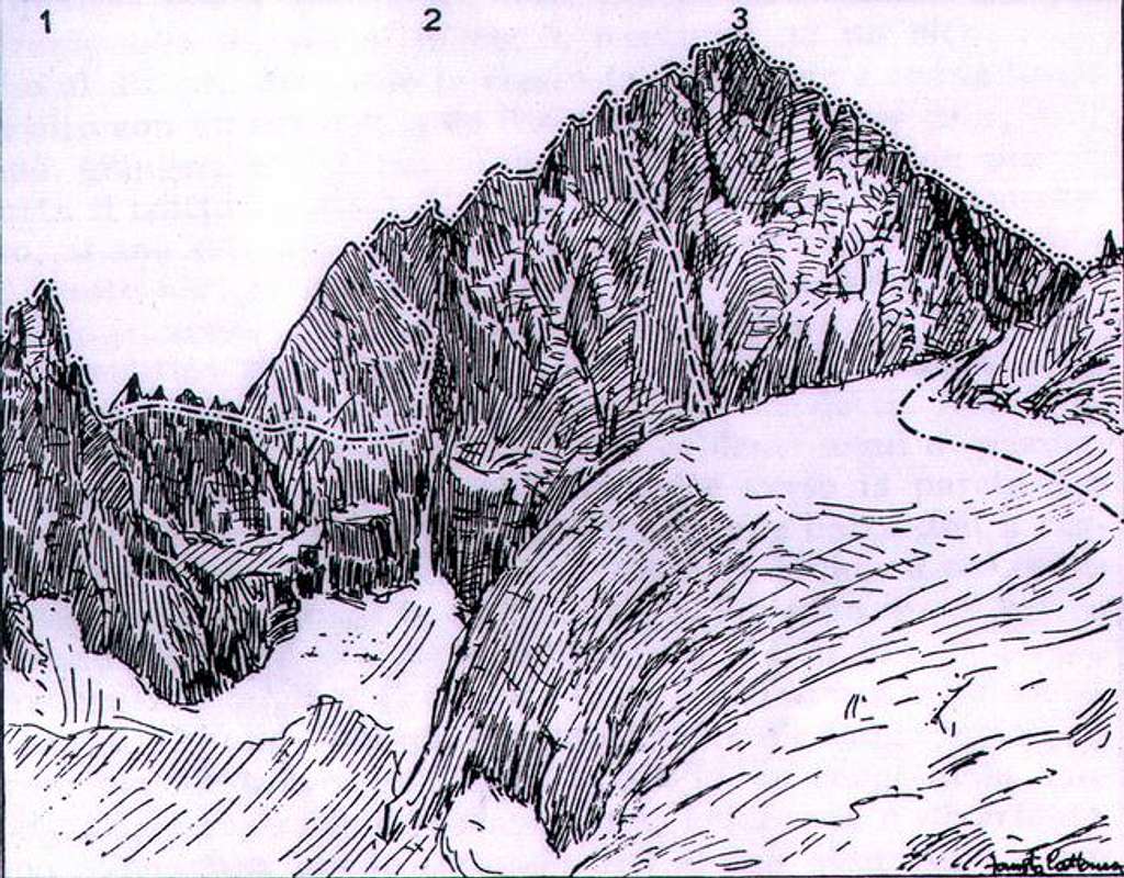 The South face of Monte Carè...