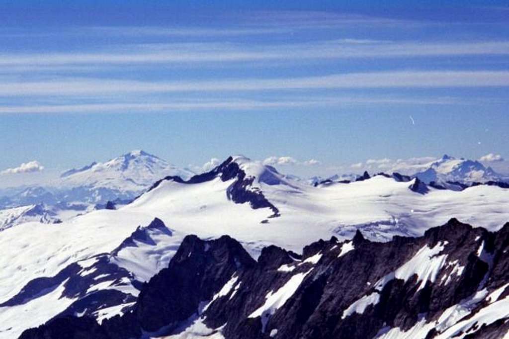 Eldorado Peak from the summit...