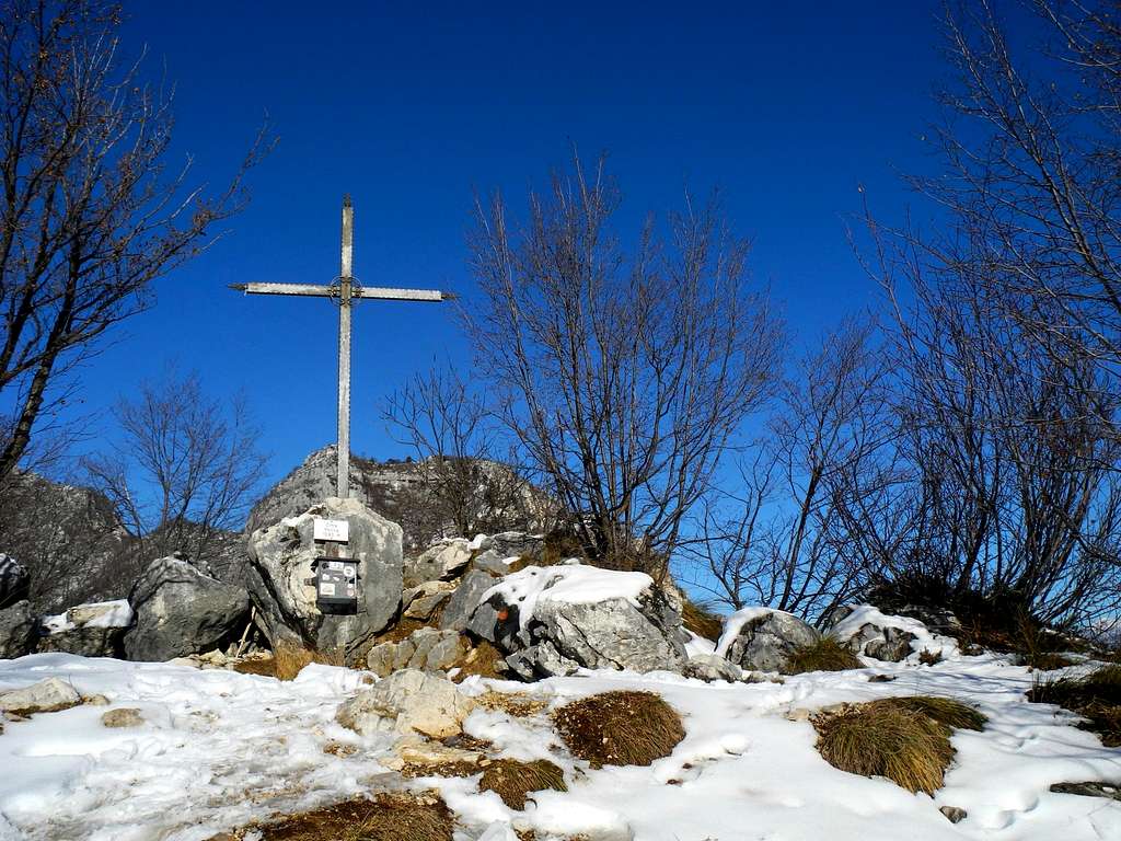 Cima Rocca summit cross