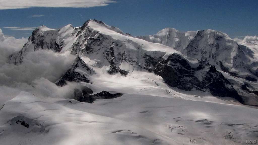 The Monte Rosa massif from Strahlhorn