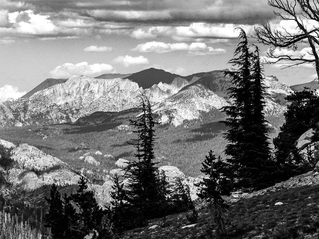Shepherd Crest and Excelsior Mtn. from the Hoffman Range.