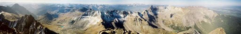 Pano summit view from Mt....
