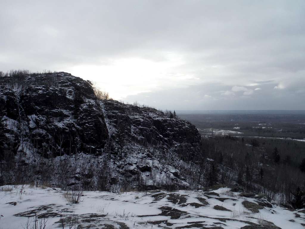 Ely's Peak in Winter