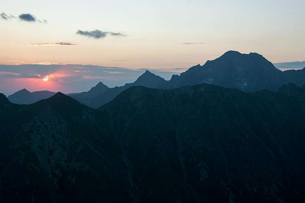 High Tatras at sunrise