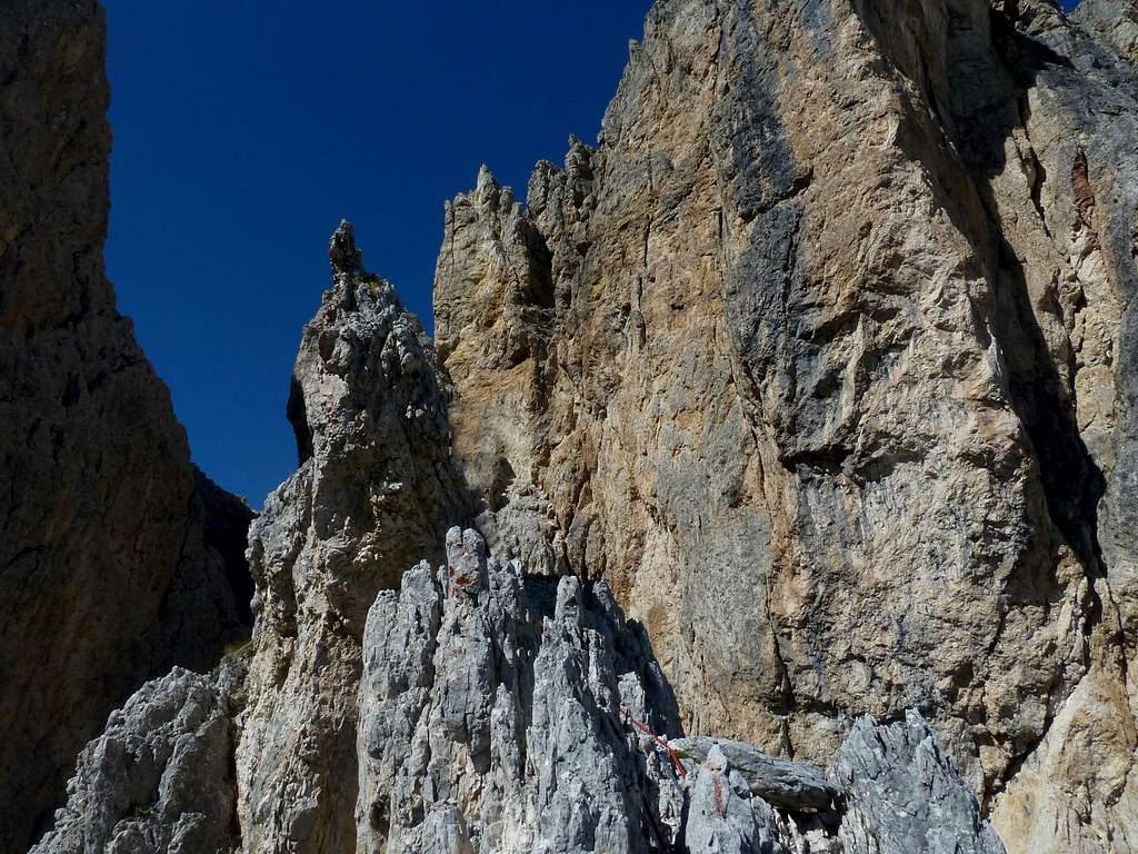 Punta Alpini summit pinnacle