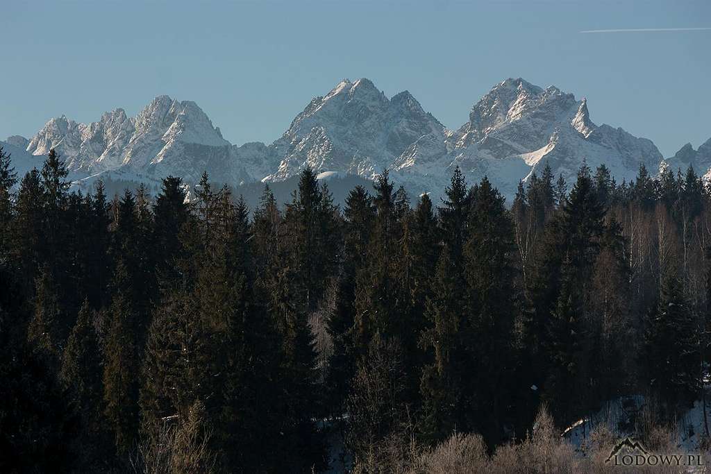 High Tatras from Jurgow