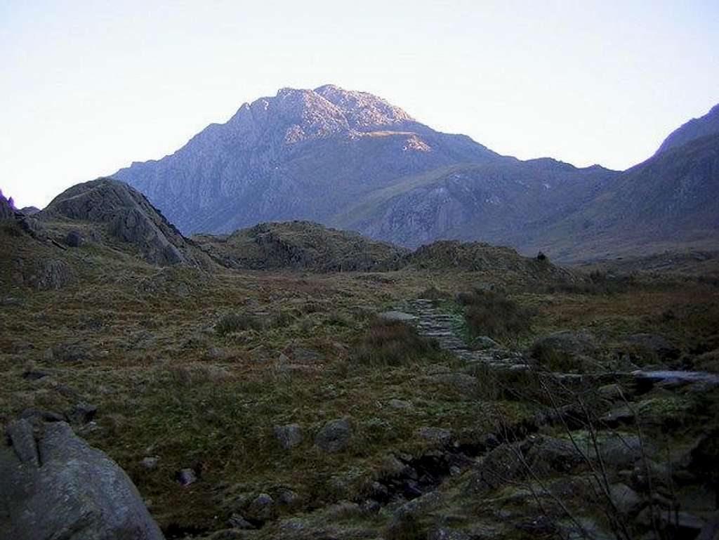 Tryfan from the NW side,...