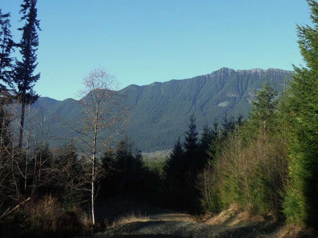Mount Higgins from the road